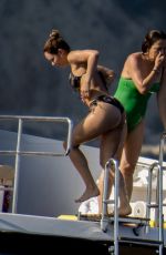 KATHARINE MCPHEE in Bikini on a Yacht in Capri 07/03/2019