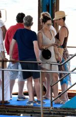 KATHARINE MCPHEEand David Foster on the Amalfi Coast 07/03/2019