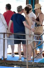 KATHARINE MCPHEEand David Foster on the Amalfi Coast 07/03/2019