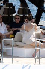 KATHARINE MCPHEEand David Foster on the Amalfi Coast 07/03/2019