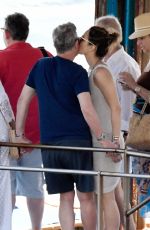 KATHARINE MCPHEEand David Foster on the Amalfi Coast 07/03/2019