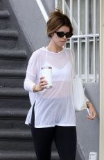 KATHERINE SCHWARZENEGGER Leaves a Gym in Los Angekes 07/18/2019