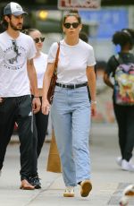 KATIE HOLMES in Denim Out in New York 07/13/2019