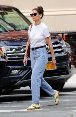 KATIE HOLMES in Denim Out in New York 07/13/2019