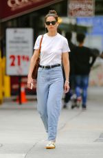 KATIE HOLMES in Denim Out in New York 07/13/2019