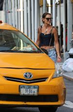 KATIE HOLMES Out Shopping in New York 07/20/2019