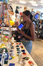 KATIE HOLMES Out Shopping in New York 07/20/2019