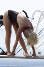 KATY PERRY in Swimsuit at a Boat in Mallorca 07/24/2019