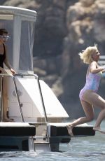 KATY PERRY in Swimsuit on Holiday in Mallorca 07/23/2019