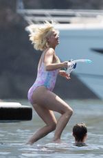 KATY PERRY in Swimsuit on Holiday in Mallorca 07/23/2019