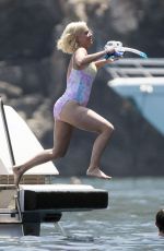 KATY PERRY in Swimsuit on Holiday in Mallorca 07/23/2019