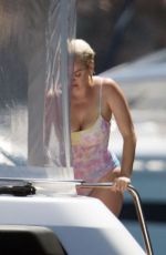 KATY PERRY in Swimsuit on Holiday in Mallorca 07/23/2019