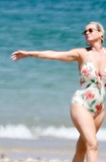 KATY PERRY in Swimsuit on the Beach in Ile de Re 07/08/2019