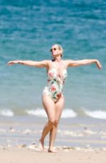 KATY PERRY in Swimsuit on the Beach in Ile de Re 07/08/2019