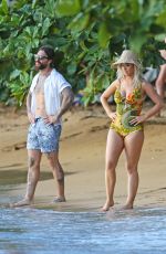 KATY PERRY in Swimsuit on the Set of Her New Music Video 07/02/2019