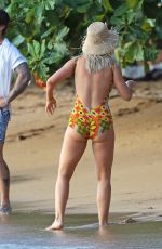 KATY PERRY in Swimsuit on the Set of Her New Music Video 07/02/2019