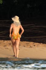 KATY PERRY in Swimsuit on the Set of Her New Music Video at a Beach in Hawaii 07/01/2019