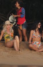 KATY PERRY in Swimsuit on the Set of Her New Music Video at a Beach in Hawaii 07/01/2019