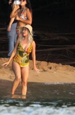 KATY PERRY in Swimsuit on the Set of Her New Music Video at a Beach in Hawaii 07/01/2019