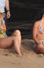 KATY PERRY in Swimsuit on the Set of Her New Music Video at a Beach in Hawaii 07/01/2019