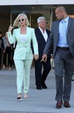 KATY PERRY Leaves Court for Trial Over Dark Horse in Los Angeles 07/18/2019