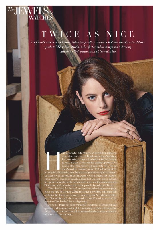 KAYA SCODELARIO in Harper