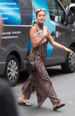 KAZ CROSSLEY Out and About in London 07/17/2019