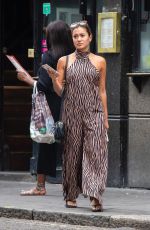 KAZ CROSSLEY Out and About in London 07/17/2019