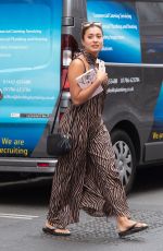 KAZ CROSSLEY Out and About in London 07/17/2019