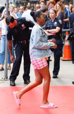 KEKE PALMER Arrives at Good Morning America in New York 07/10/2019