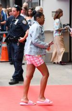 KEKE PALMER Arrives at Good Morning America in New York 07/10/2019