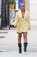 KEKE PALMER Out and Abou Out in New York 07/08/2019