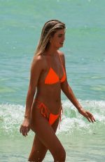 KELLIE STEWART in Bikini at a Beach in Miami 07/14/2019
