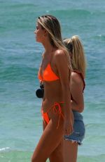 KELLIE STEWART in Bikini at a Beach in Miami 07/14/2019