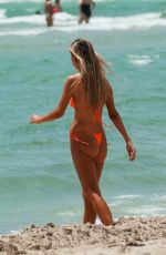 KELLIE STEWART in Bikini at a Beach in Miami 07/14/2019