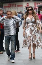 KELLY BROOK at Global Radio Studios in London 07/15/2019