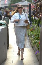 KELLY BROOK Leaves Global Radio in London 07/10/2019