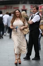 KELLY BROOK Leaves Heart FM Radio in London 07/09/2019