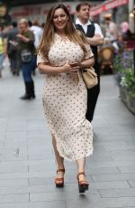 KELLY BROOK Leaves Heart FM Radio in London 07/09/2019