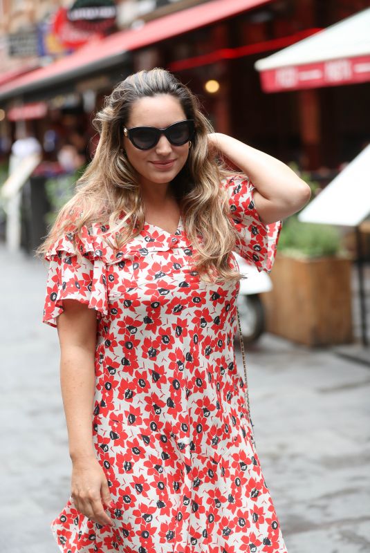 KELLY BROOK Out in London 07/18/2019