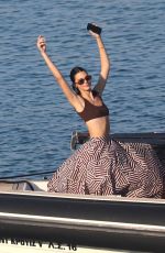 KENDALL JENNER at a Boat in Mykonos 07/09/2019
