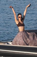 KENDALL JENNER at a Boat in Mykonos 07/09/2019