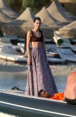KENDALL JENNER at a Boat in Mykonos 07/09/2019