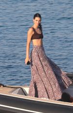 KENDALL JENNER at a Boat in Mykonos 07/09/2019