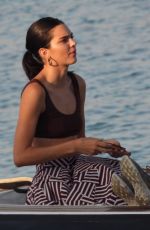 KENDALL JENNER at a Boat in Mykonos 07/09/2019
