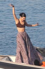 KENDALL JENNER at a Boat in Mykonos 07/09/2019