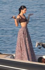 KENDALL JENNER at a Boat in Mykonos 07/09/2019