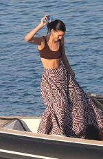 KENDALL JENNER at a Boat in Mykonos 07/09/2019