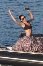 KENDALL JENNER at a Boat in Mykonos 07/09/2019