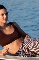 KENDALL JENNER at a Boat in Mykonos 07/09/2019